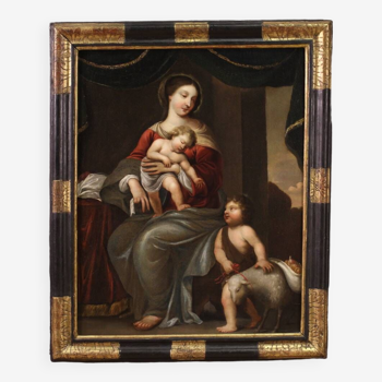 Vierge à l'enfant et Saint Jean, XVIIIe siècle