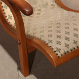 Vintage Mid Century High Back Lounge Arm Chair, 50s