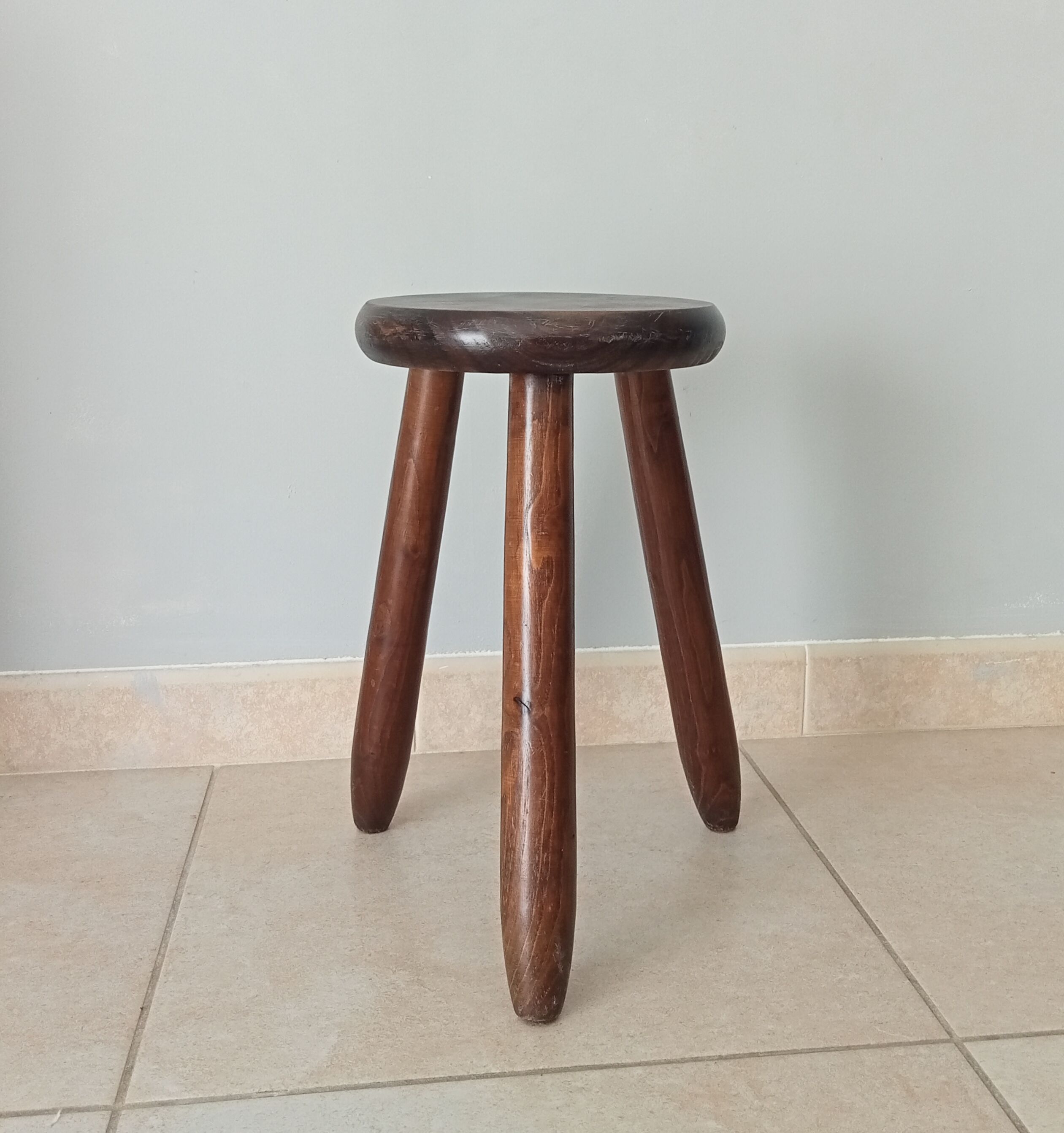 Vintage tripod stool 50s/60s