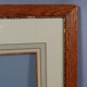 Frame & old glass 45x35 foliage 39,5x29,5 cm wood gilded stucco SB