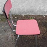 Set of 2 chairs in formica Red