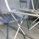 Salon de jardin pliant style bistrot – table et 3 chaises