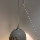 Organic portable lamp in ceramic