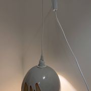 Lampe baladeuse organique en céramique