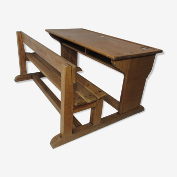 Light oak school desk