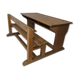 Light oak school desk