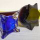 Trio of ancient stretched glass soliflores