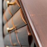 SIDEBOARD VINTAGE IN LEGNO CON DETTAGLI IN OTTONE ANNI ’60 MODERNARIATO