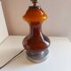 Pied de lampe en verre soufflé de Murano