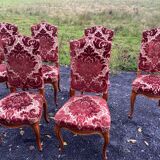 6 Louis XV style chairs