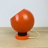 Eyeball space age orange 70's wall light