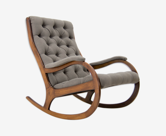 Rocking Chair in Perfect Condition, Czechoslovakia, 1960s