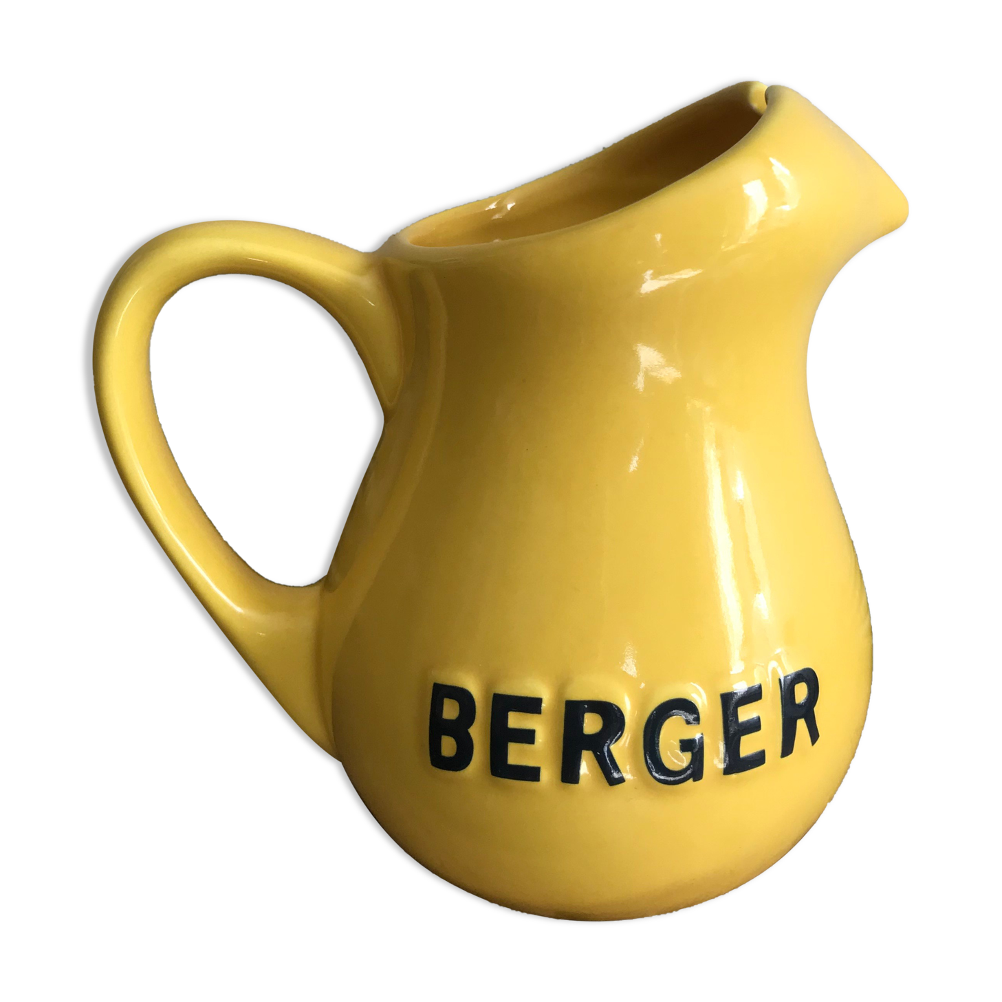 Advertising Berger pitcher, vintage