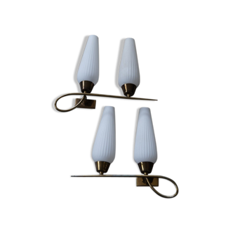 Paire d'applique Lunel 1960