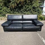 Sofa Roche Bobois black leather