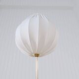 Modern mid-century brass trumpet-shaped floor lamp, Sweden, 1960s.