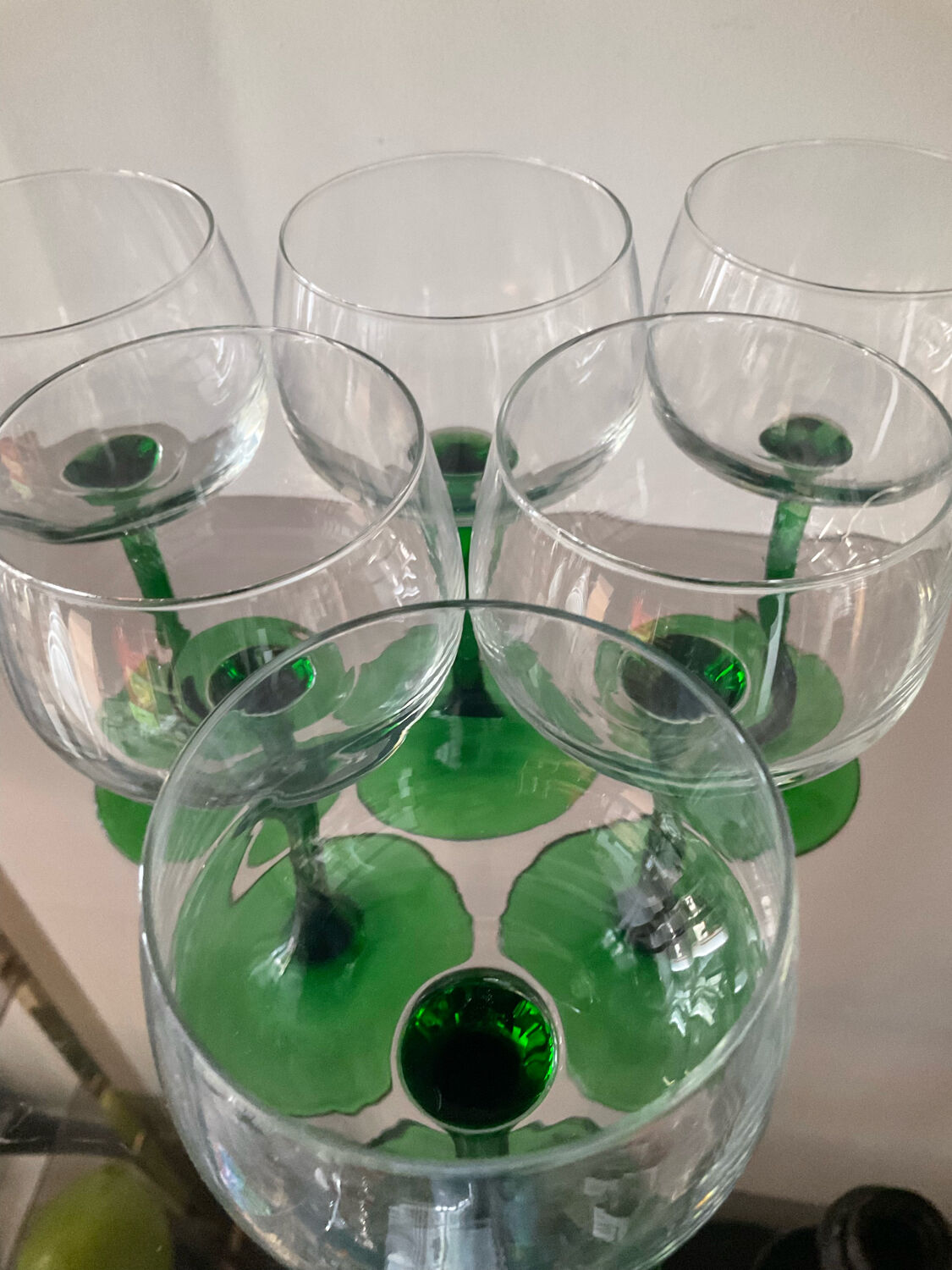 Série de 6 verres à vin vintage Luminarc