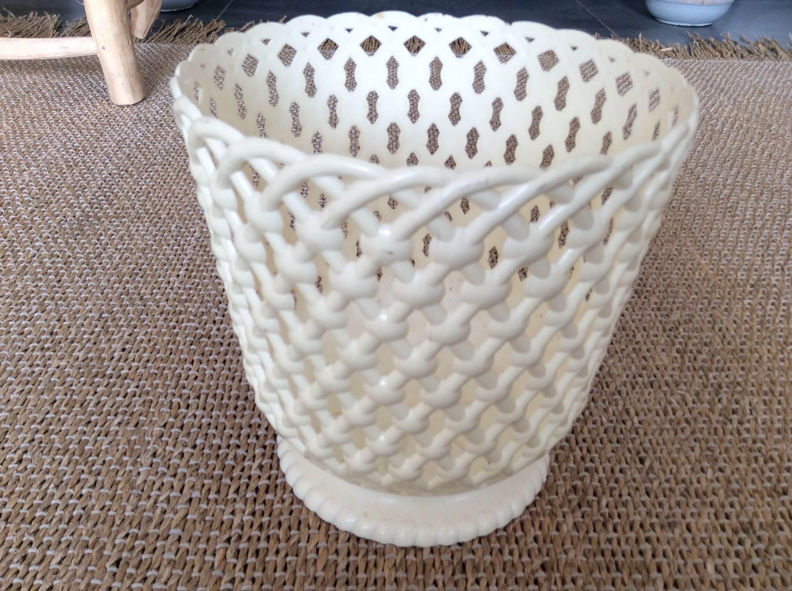 Hard plastic pot cover