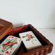 Wooden box with lid