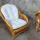 Rattan living room