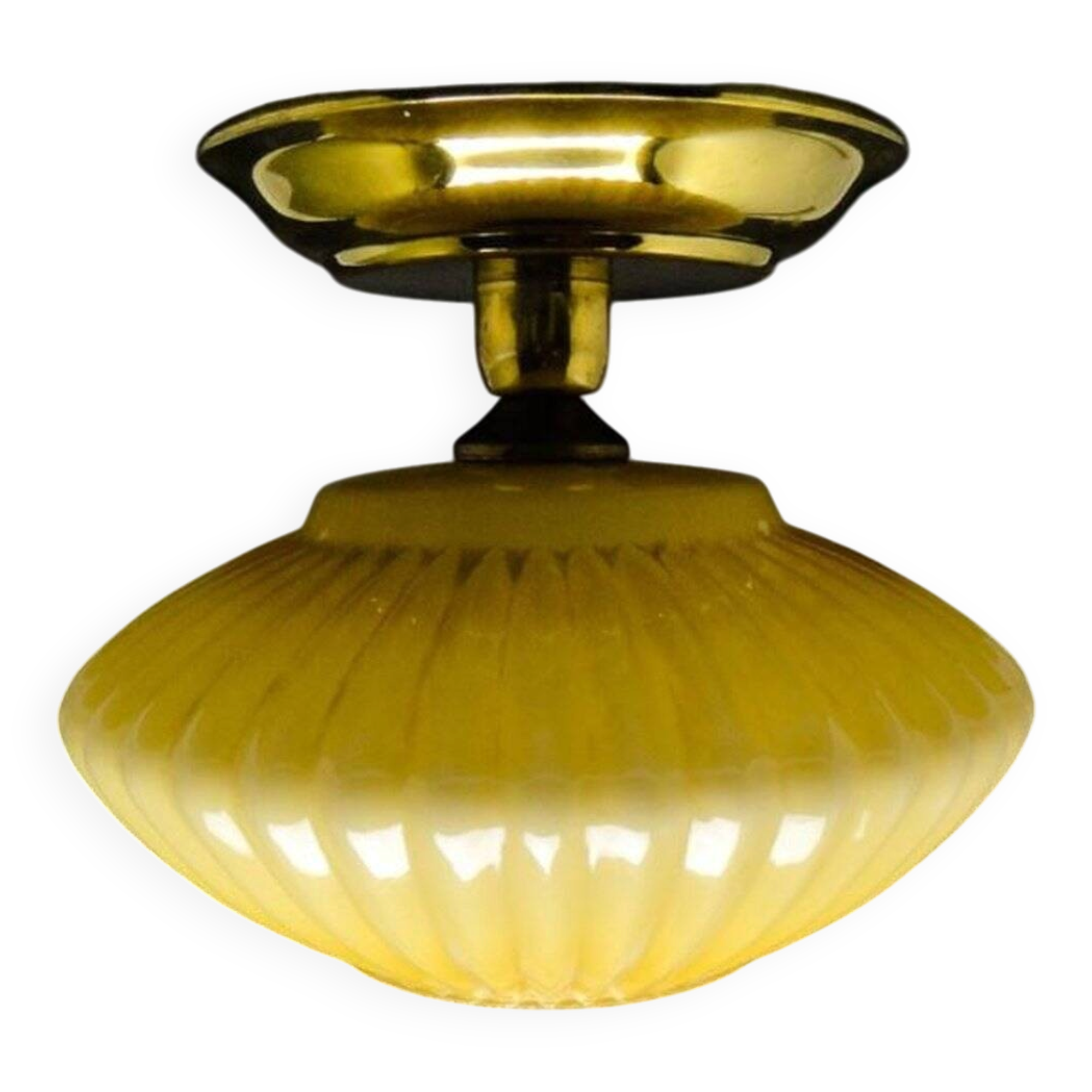 Art Deco pendant lamp, Poland, 1950s