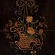 Showcase in precious wood marquetry, Louis XV Transition style.