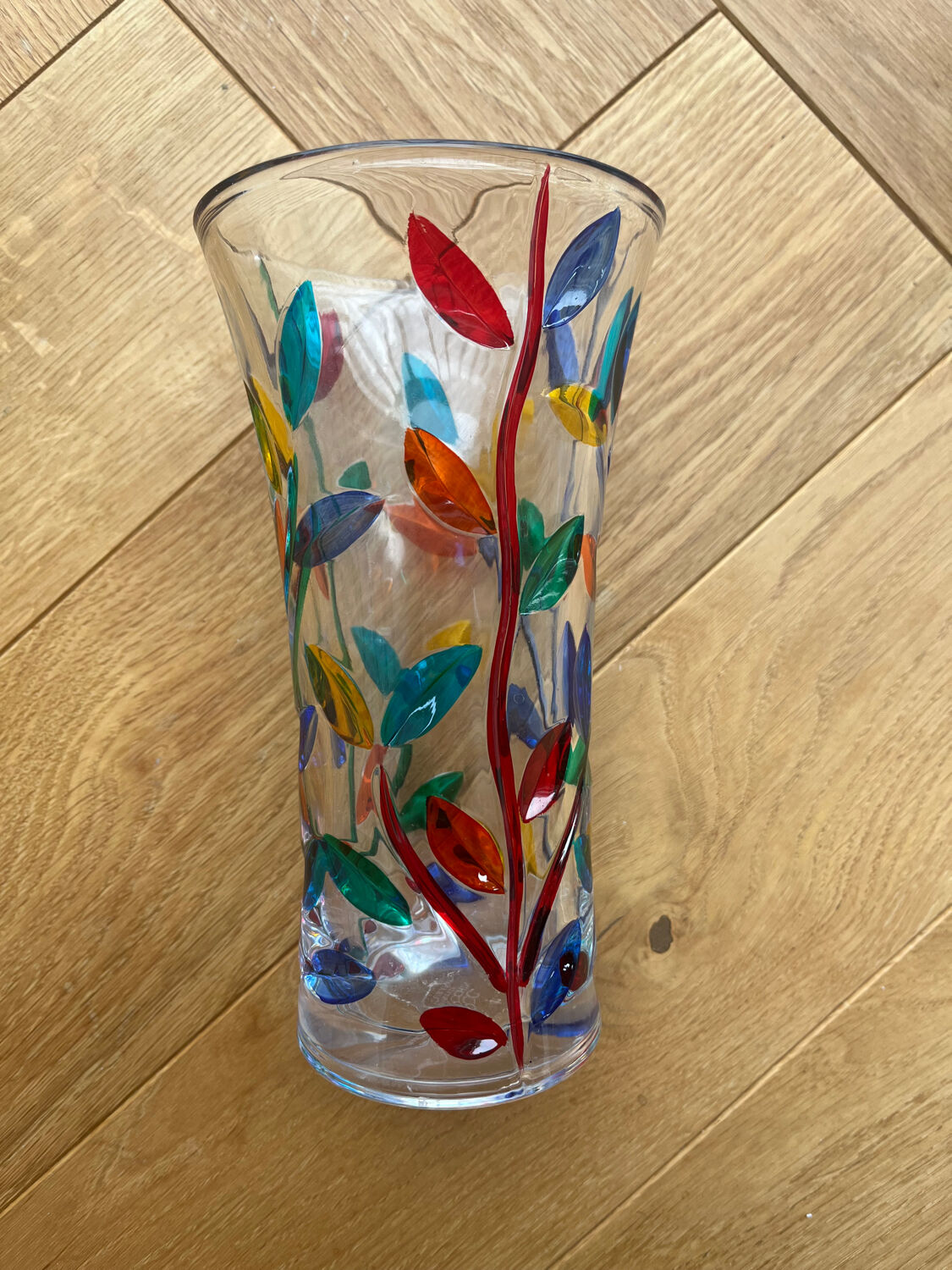 Murano glass vase signed CC Zecchin - Italian glass art