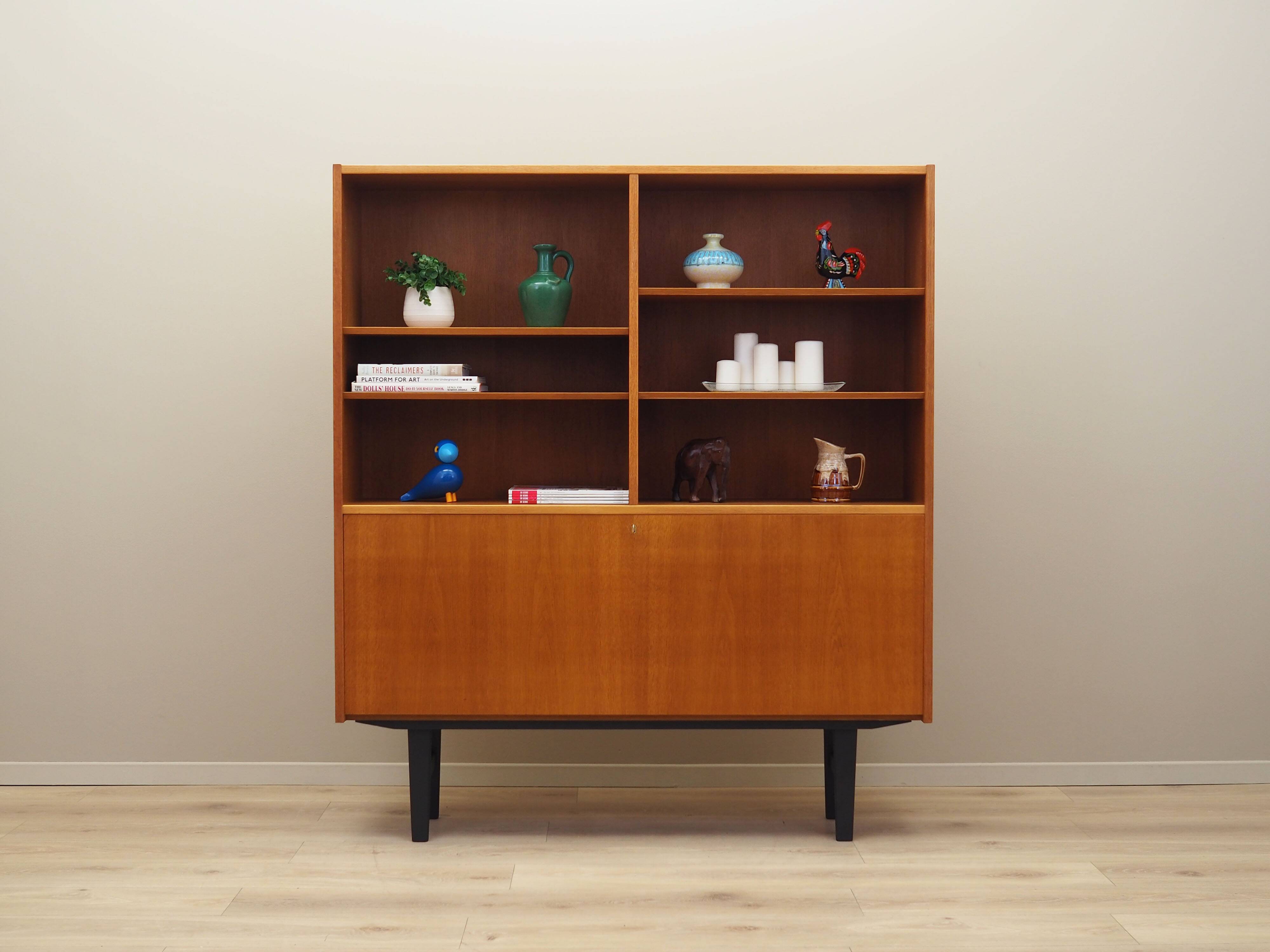 Ash bookcase, Danish design, 1970s, production: Hundevad