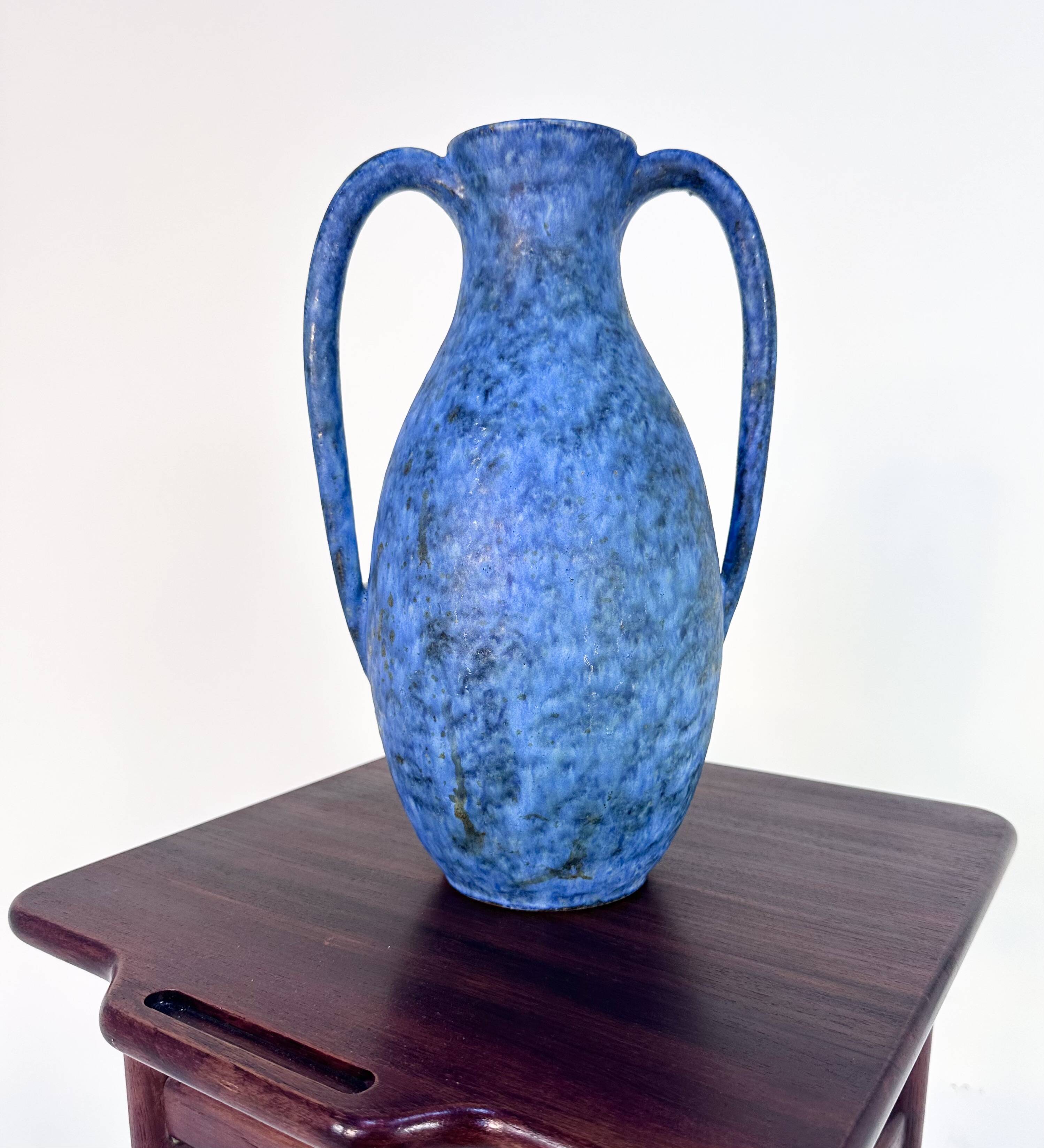 Studio ceramic art amphora vase by Werner Lehr, from Keitum Sylt, Germany, 1960s