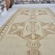 Decorative White Handmade Oushak Runner sku 2079