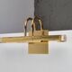 Regency Brass Acrylic Cabinet Lamp by Lumina, 1980s, Set of 3