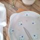 Blue pie dish Belgian manufacture Boch