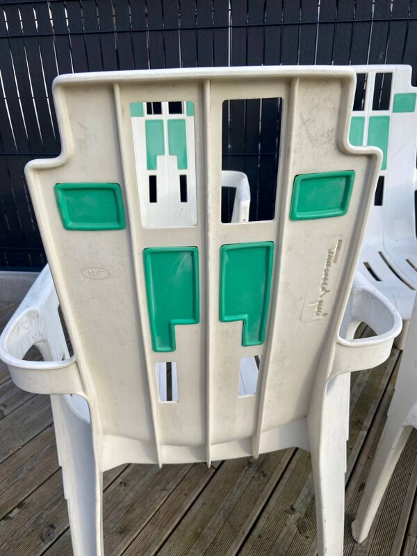Chaises de jardin Boston de Pierre Paulin