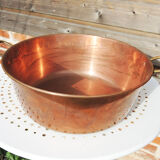 Old jam basin in copper