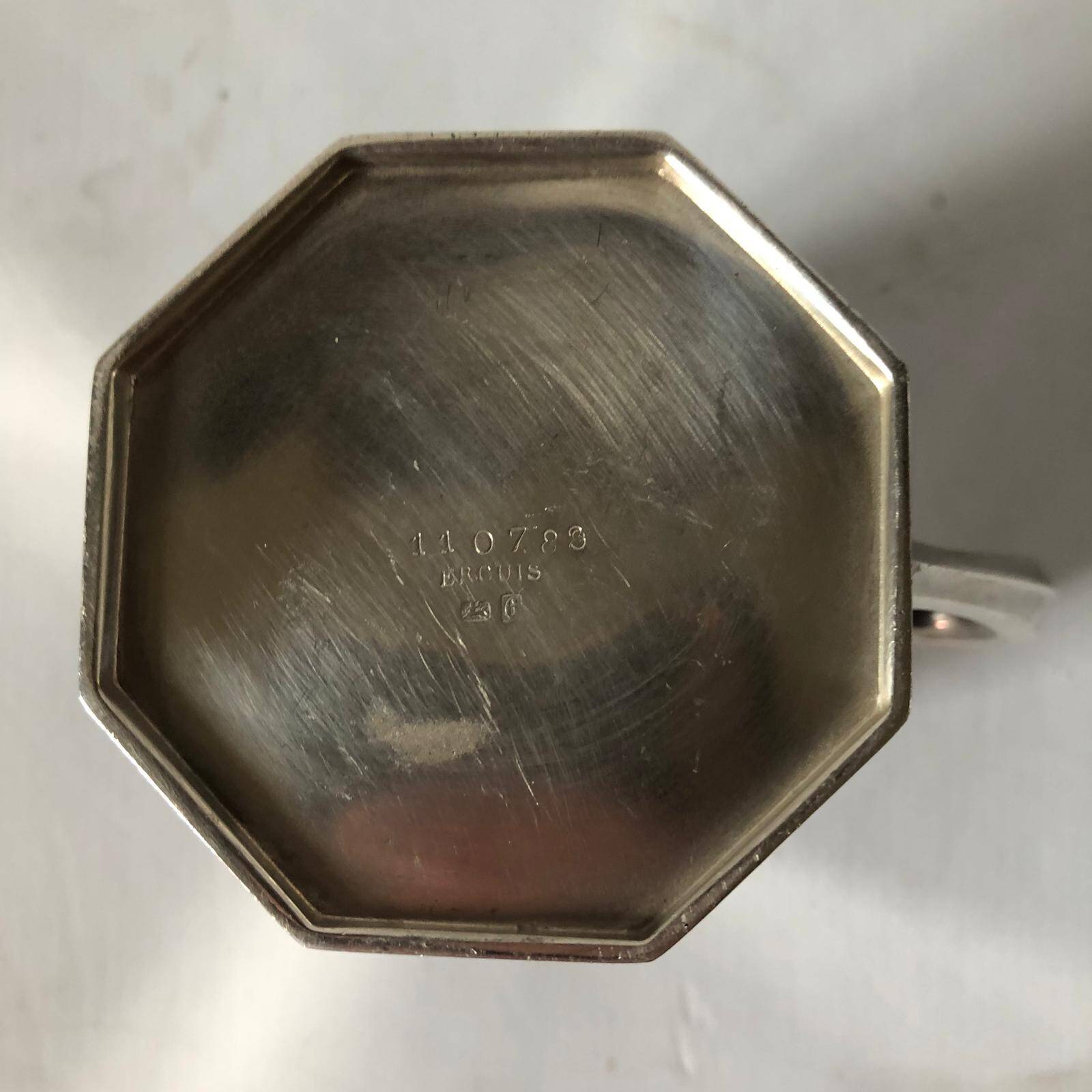 Ercuis silver-plated milk jug