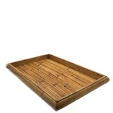 Plateau en bambou, Italie années 1970