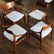 4 chaises danoises signées « Vestervig Eriksen- Made in Danmark"