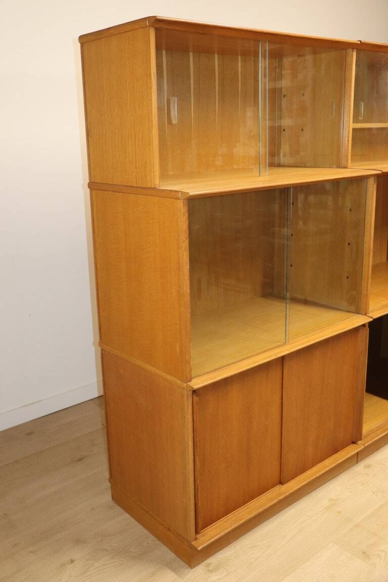 Vintage Oscar bookcase in oak, 1960s