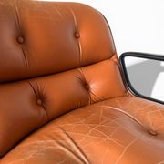 Charles Pollock Knoll Office Chair Patinated Camel Leather