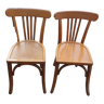 Pair of post-war bistro chairs