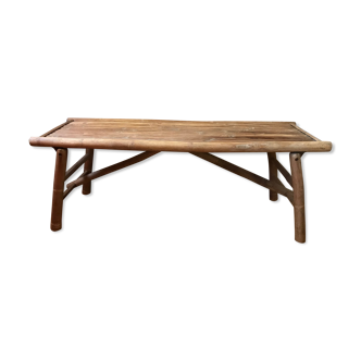 Bamboo bench
