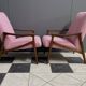 Pink Boucle Jiri Jiroutek chairs 1960s