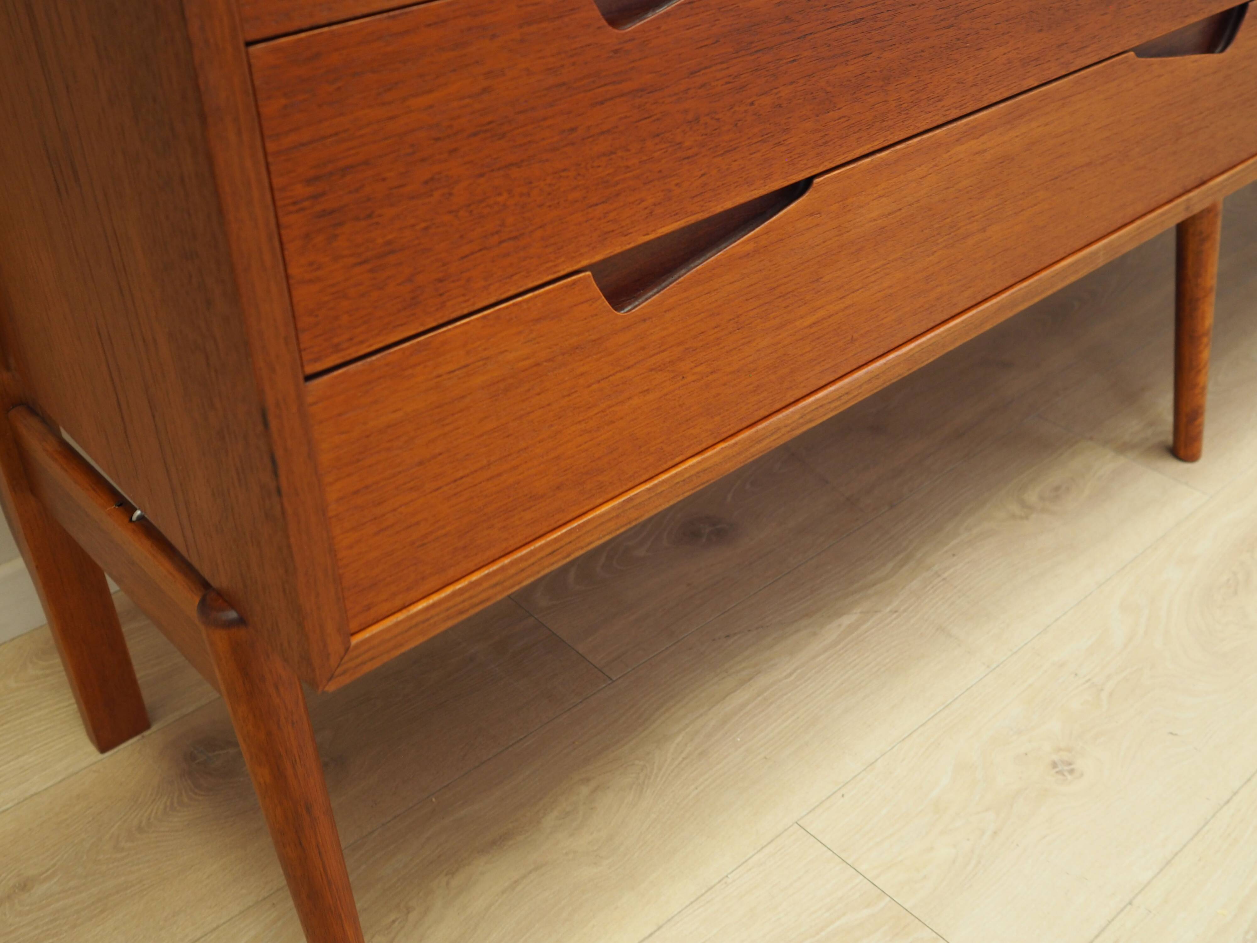 Teak wall unit, Norwegian design, 1960s, designer: Kjell Riise, production: