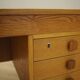 Ash wood desk, Danish design, 1970s, manufacturer: Domino Møbler