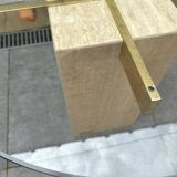 Table basse travertin Artedi 1970
