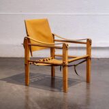 Leather safari chair