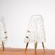 Pair of glass desk lamps by J.T. Kalmar