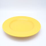 Set of 2 yellow ceramic plates