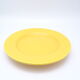 Set of 2 yellow ceramic plates