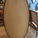 Empire style oval mirror